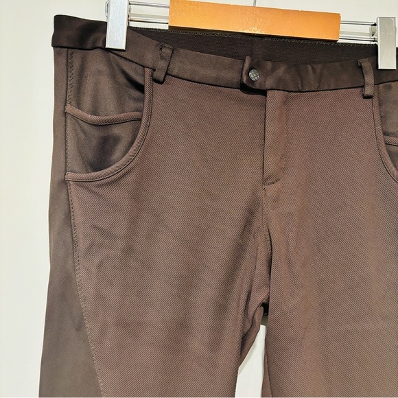 INWEAR Thick chocolate-brown jeggings - Picture 4 of 9